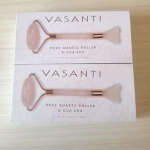 BNIB Gua Sha & Rose Quartz Roller
